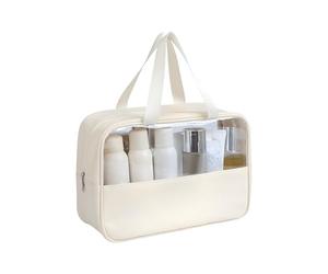 Sac De Maquillage Transparent - Sac De Maquillage Transparent, Efface Le Sacs De Toilette, Efface Les Sacs Cosmétiques pour Les Voyages, Fourre-Tout À Fermeture Éclair | Saces De Toilette De Voyage D