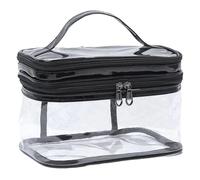 Sac de maquillage transparent - Sac de toilette de voyage transparent | Étui étanche à fermeture éclair, sacs de voyage cosmétiques pour femmes et filles, articles de toilette, multicolore, zibeline