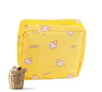 Sac de menstruation compact - Sac imperméable pour les règles | Sac de règles hygiéniques avec fermeture éclair, grande capacité, sac de rangement cosmétique de voyage, cadeau idéal pour les femmes