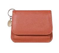 Sac De Monnaie en Cuir - 11,5x2,5x9,5 Cm Capper | Petits Sacs De Changement | Sac De Monnaie pour Femmes | Titulaire De Portée Portable Portable pour Carte De Crédit, Bullett, Marron, riferimento
