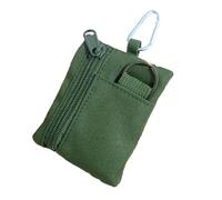 Sac De Monnaie - Tiny Key Chain Cash | Chaîne Clé De Sac À Lèvres De Poche | Poinçon De Mode Tiny | Oxford Cloth Surf Walet | Poche De Porte-Clés Imperméable pour Bambi, Place Verte armée,