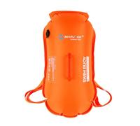Sac de natation en eau libre léger de sécurité, sac imperméable gonflable, équipement durable et léger | Accessoire de sport résistant pour triathlètes, kayak, plongée avec tuba, surf