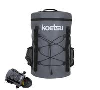 Sac de natation imperméable - Grand sac de transport imperméable de 40 litres pour l'extérieur - Sac de natation avec fermeture éclair et poches en maille, sac de protection portable avec poignée