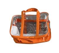 Sac de natation pour ranger les articles de toilette, trousse de toilette, rangement de chaussures, lunettes de protection, maillot de bain, sac de plage, radio (orange, taille unique)
