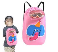 Sac de natation pour - Sac de natation avec cordon | Séparation humide et sèche Sac de rangement étanche | Équipement sec et humide séparé Gym pour la randonnée en plein air Yoga Dan, Rose