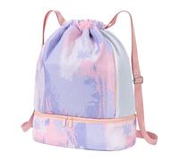 Sac De Natation - Sac À Dos Imperméable Eva 45x18x46 Cm Séparation Humide-sec | Sac De Sport De Grande Capacité Pour Voyage En Piscine Et Plage | Sacs À Bandoulière Pour Les Leçons De, Pink Purple