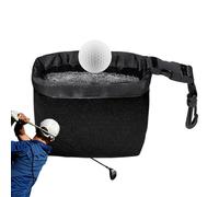 Sac de Nettoyage de Club pour Sac de Golf, Sac de Nettoyage de balles | Poche extérieure étanche avec Clip Amovible pour Voyage Tournoi pour Homme et Femme