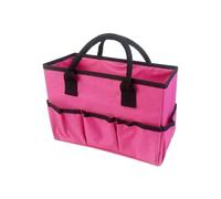 Sac de nettoyage en tissu Oxford 600D - Organiseur robuste pour la maison, l'école, le bureau - Rose rouge
