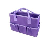 Sac de nettoyage en tissu Oxford 600D - Organiseur robuste pour la maison, l'école, le bureau - Violet