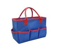 Sac de nettoyage en tissu Oxford 600D pour outils de nettoyage robuste pour la maison, l'école, le bureau (bleu)