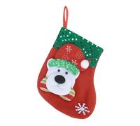 Sac de Noël Cadeau de Noël Décoration de boutique de Noël Bas Chaussettes Bonbons Petit Sac Cadeau Décoration Artisanat (A Taille unique) Hiver
