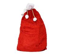 , sac de Noël géant en velours rouge avec le Père Noël, sacs cadeaux de Noël en velours avec cordon pour jouets, sacs de rangement pour la fête de Noël, 70 x 100 cm, riferimento alla descrizione