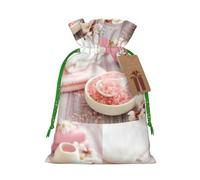 Sac de Noël sur le thème du spa, cadeaux Happy Halloween, panier à collations, cordon de serrage pour mariage, emballage de fête