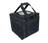 Sac de nourriture chaude pour pizza, plats à emporter, restaurant, pique-nique, indien, chinois, Kebabs, traiteur, sac de livraison, isolation thermique 32x32x30cm HFB30L - Noir