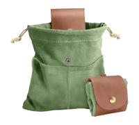 Sac de Nourriture - Sac d'alimentation de 22 Pouces, de Nourriture Portable, d'alimentation en Polyester, à Outils Pliable avec Cordon de Serrage | Sasc de Chasse aux Champignons Bushcraft