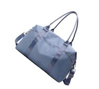 Sac de nuit pour femme, sac de sport, sac de voyage, sac de week-end, sac de nuit 55 x 20 x 30 cm, sac fourre-tout d'hôpital, bleu foncé, Couleur a