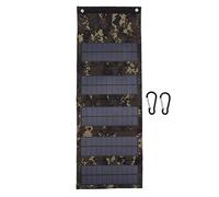 Sac de panneau solaire portable en silicium monocristallin 50 W, boîtier de panneau solaire pliable, léger et robuste, chargement USB pour le camping, la randonnée, les activités (Camouflage)