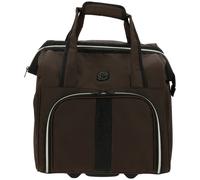 Sac de pansage roulettes Equithème Marron 42x26x27 cm