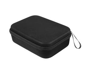 Sac de papeterie avec fermeture éclair - Rangement rigide pour crayons en plastique dur noir - Bonne qualité - Toile transparente - Rangement de voiture - Noir - 23 x 17 x 7 cm