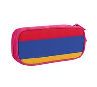 Sac de papeterie léger avec drapeau de l'Arménie - Pour l'école, le bureau, les voyages, garçons et filles, rose, Taille unique, Ensemble cartable