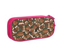 Sac de papeterie léger imprimé football vert pour l'école, le bureau, les voyages, garçons et filles, rose, Taille unique, Ensemble cartable