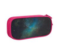 Sac de papeterie léger imprimé galaxie vert pour l'école, le bureau, les voyages, garçons, filles, adultes, rose, Taille unique, Ensemble cartable