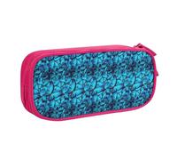 Sac de papeterie léger imprimé papillon bleu pour l'école, le bureau, les voyages, garçons et filles, rose, Taille unique, Ensemble cartable