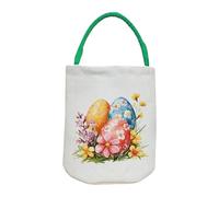 Sac de Pâques avec poignée, sac sur échelle EST de lapin | Grande collation morte avec panier de Pâques pour oeufs, bonbons ou jouets, décorations pour fêtes parfaites pour et célébration de