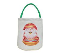Sac de Pâques avec poignée, sac sur échelle EST de lapin | Grande collation morte avec panier de Pâques pour oeufs, bonbons ou jouets, décorations pour fêtes parfaites pour et célébration de