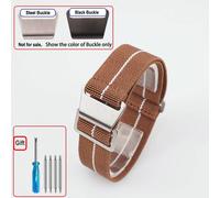 Sac De Parachute Pour Troupes Françaises Des Années 60,Bracelet De Montre Élastique 18 20Mm 22Mm,Bracelets De Montre En Nylon,Bracelet Universel En Tissu Balistique Pour Hommes.Brown White.Black Buck