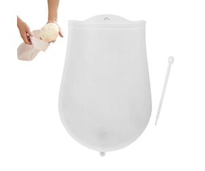 Sac De Pâte À Pétrissage - Sac De Cuisson En Silicone Réutilisable, Sac De Pétrissage De Farine | Organisateur À L'épreuve De Pain, Pochette À Pâtisserie À Pizza, Outil De Fermentation De Cuisine, Por