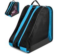 Sac de Patinage à roulettes 40x38x28cm, Sac Roller Sac pour Patins à Glace Skate Bag, Sac à Patins à roulettes avec Sangle Réglable, Sacs à Patins, Sac Chaussure de Ski pour Adultes et Enfants
