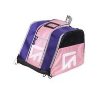 Sac de Patins à Glace bandoulière réglable Sac Chaussures Ski roulettes Portable Multifonction Patinage sur Dos Sac à Dos de Chaussures de Ski(Pink)