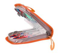 Sac De Pêche À Poisson | Organisateur De Stockage D'appâts Imperméables S Poche Transparente À Six Grilles Avec Poche Externe | Porte-équipement De Leurre Pour Les Voyages De Kayak De Bateau