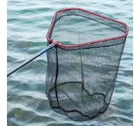 Sac de pêche en maille, tissage à dix fils, épuisette de pêche pour la mer/rivière/lac/bateau pour attraper des poissons, pour une capacité de charge de 30 kg (50 cm)