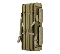 Sac de pêche étanche à 2/3/4 couches, étui de transport de canne à pêche, sac de voyage, prêt à l'emploi, adapté pour les activités de plein air et les voyages, Quadruple couche verte, 80*34*20cm