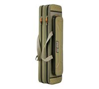 Sac de pêche étanche à 2/3/4 couches, étui de transport de canne à pêche, sac de voyage, prêt à l'emploi, adapté pour les activités de plein air et les voyages, Vert-double couche, 100*18*20cm