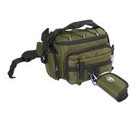Sac de pêche - MIKADO - Taille moyenne - Nylon - Vert - 4 roues
