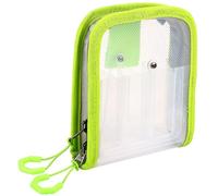 Sac de pêche, pochette de rangement pour matériel de pêche, 15 x 12 x 3,8 cm, organiseur robuste et sac étanche transparent, sac de rangement pour matériel de kayak, débutants, passionnés, excursions