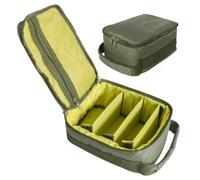 Sac de pêche, Sac de pêche en Nylon en Nylon avec 3 diviseurs 9x6x4 Boîte à capacité Boîte étanche Rangement Vitesse Poisson pour la Rotation, Sacs Rangement