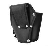 Sac de perceuse électrique profil 3D avec renfort de rivet épais et ceinture pour travaux en haute altitude - Pochette de rangement en nylon noir (A)