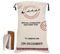 Sac De Père En Toile,Sacs De Sacs-cadeaux Santa Reindeer - Sacs De Rangement De Grande Taille Pour Candy Treat Goody Party Favors Toy Stuffers