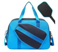 Sac De Pickleball Pour Femme | Sac Bandoulière Pour Raquettes De Tennis Avec Compartiment À Chaussures | Grande Capacité Bandoulière Stockage Équipement Sportif Entraînement Quotidien Tournoi