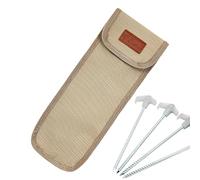 Sac de Piquet de Tente étanche, Oxford imperméable de Grande capacité | Pochette à clous, résistante aux déchirures, double renforcée, pour Camping Randonnée Aventure
