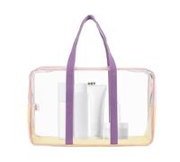 Sac de piscine transparent - Sac de piscine imperméable de grande capacité avec fermeture éclair | Rangement portable pour le sport, les voyages, la plage, la pêche, le spa et la lessive | Sac
