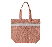Sac de plage 47 x 37 cm - Rose poudr