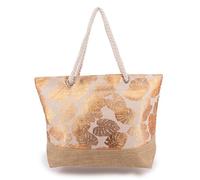 Sac de plage à motif feuilles brillantes GERARD PASQUIER