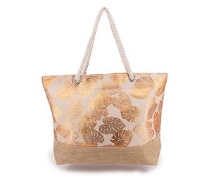 Sac de plage à motif feuilles brillantes GERARD PASQUIER