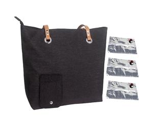 Sac de plage à vin - Porte-bouteille avec double isolation, pour sacs à vin | Sac fourre-tout résistant à la décoloration, sac à vin multifonctionnel pour fête, camping, événements inf rieur