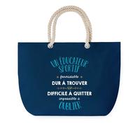 Sac de plage Bleu anse corde Un Éducateur Sportif Formidable Homme Cadeau Anniversaire Noël | Grand Sac de Transport & Sport